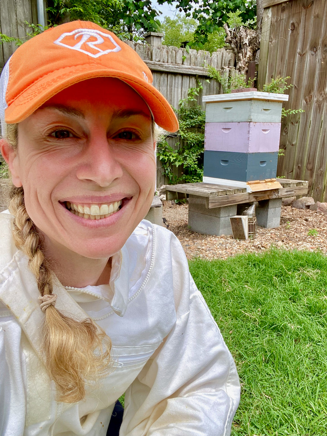 Susan Campbell's Backyard Beekeeping Setup